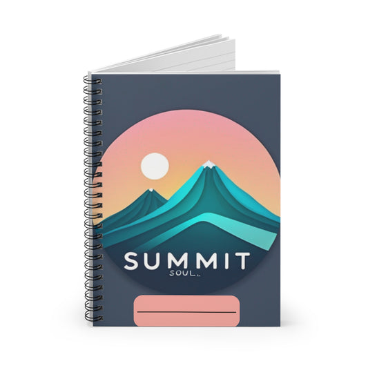 Summit Soul Blank Spiral Notebook - Ruled Line