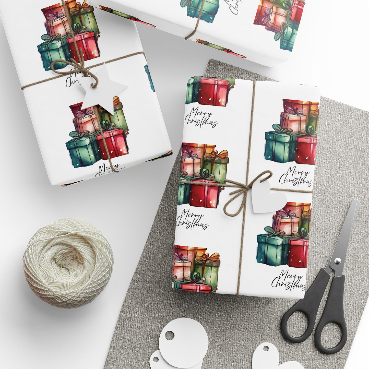 Colorful Christmas Gift Gift Wrapping Paper