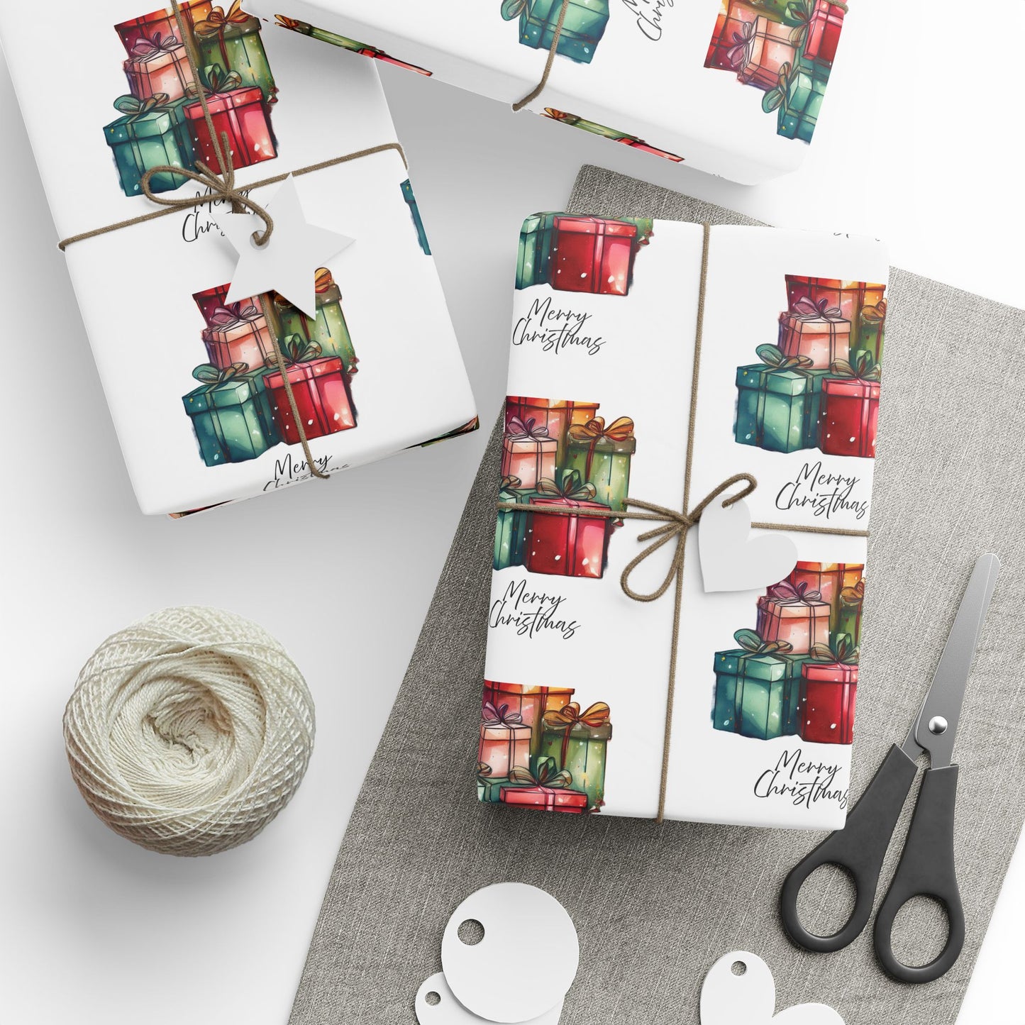 Colorful Christmas Gift Gift Wrapping Paper