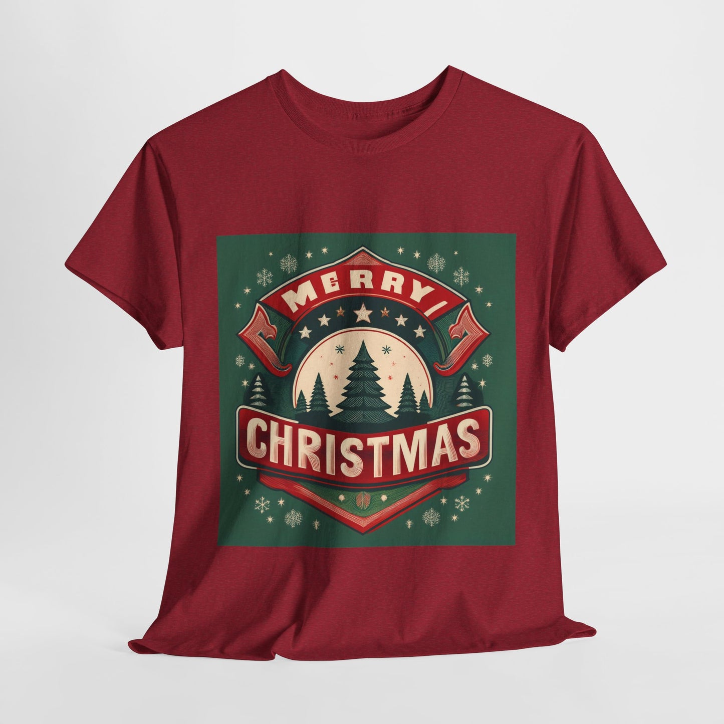 Retro Merry Christmas T-Shirt – Classic Holiday Style