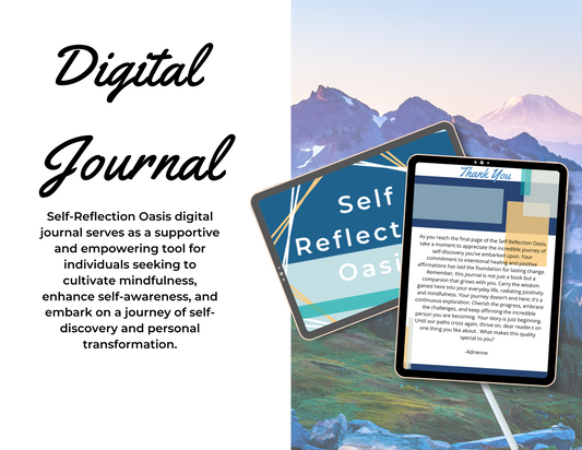 Self Reflection Oasis Affirmation Journal